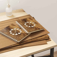 vidaXL Decor Panels 50 pcs Smoked oak 30 x 42 x 0.3 cm Engineered wood