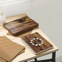 vidaXL Decor Panels 50 pcs Old wood 15 x 21 x 0.3 cm Engineered wood