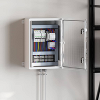 vidaXL Control Cabinet Grey 35 x 19.5 x 50 cm ABS Plastic