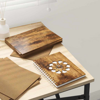 vidaXL Decor Panels 50 pcs Smoked oak 15 x 21 x 0.3 cm Engineered wood