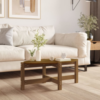 vidaXL Coffee Table Honey Brown 87x48x35 cm Solid Wood Pine