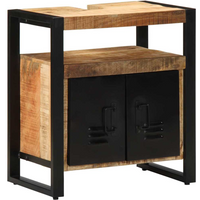 vidaXL Bathroom Cabinet Brown 55 x 35 x 60 cm Solid Mango wood