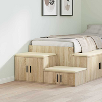 vidaXL Storage Cabinet Sonoma oak 108 x 41 x 40 cm Engineered wood