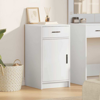 vidaXL Sideboard with Drawer White 40 x 40.5 x 75 cm Engineered wood