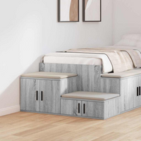 vidaXL Storage Cabinet Grey sonoma 108 x 41 x 40 cm Engineered wood