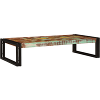 vidaXL Bathroom Shelf 100 x 50 x 23 cm Solid Mango Wood and Iron