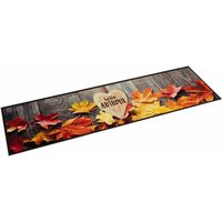vidaXL Kitchen Rug Washable Autumn 60x300 cm Velvet