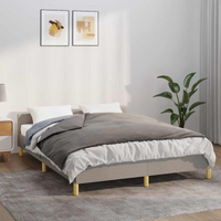vidaXL Weighted Blanket with Cover Grey 150x200 cm 7 kg Fabric