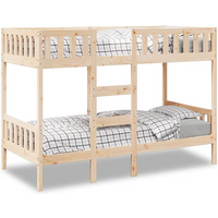 vidaXL Bunk Bed 90x190 cm Solid Wood Pine