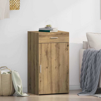vidaXL Sideboard Artisan oak 50 x 42.5 x 93 cm Engineered wood