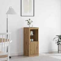 vidaXL Sideboard Artisan oak 41 x 37 x 100 cm Engineered wood