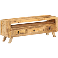 vidaXL TV Cabinet 110x30x40 cm Solid Mango Wood