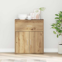 vidaXL Sideboard with Drawer Artisan Oak