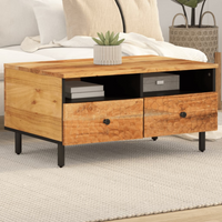 vidaXL Coffee Table 80x54x40 cm Solid Wood Acacia