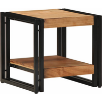 vidaXL Coffee Table Brown 40 x 40 x 38 cm Solid acacia wood