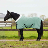 vidaXL Horse Blanket Special Green 95 cm Polar fleece