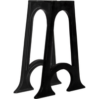 vidaXL Dining Table Legs 2 pcs with Arched Base A-Frame Cast Iron