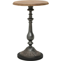 vidaXL End Table Solid Fir Wood 40x64 cm Brown