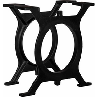 vidaXL Coffee Table Legs 2 pcs O-Frame Cast Iron