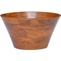 vidaXL Basin Solid Teak Wood Φ40x20 cm