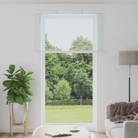 vidaXL Venetian Blind Manual Adjustable White 213 x 140 cm PVC