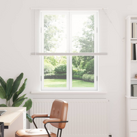 vidaXL Venetian Blind Manual Adjustable White 150 x 110 cm PVC
