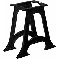 vidaXL Coffee Table Legs 2 pcs with Arched Base A-Frame Cast Iron