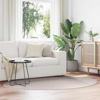 vidaXL Area Rugs HUARTE Sand 140 x 200 cm Polyester