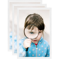 vidaXL Photo Frames Collage 3pcs for Table White 21x29.7cm MDF
