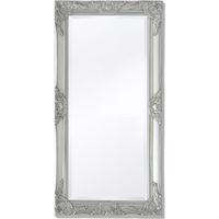 vidaXL Wall Mirror Baroque Style 100x50 cm Silver