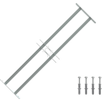 Adjustable Security Grille for Windows with 2 Crossbars 700-1050 mm