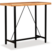 vidaXL Bar Table Solid Acacia Wood 120x60x107 cm