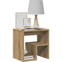 vidaXL Bedside Cabinets 2 pcs Artisan Oak 40x30x40 cm Engineered Wood