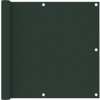 vidaXL Balcony Screen Dark Green 90x500 cm Oxford Fabric