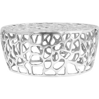 vidaXL Coffee Table Casted Aluminium 70x30 cm Silver