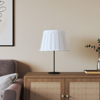 vidaXL Lamp Shade White Ø30x20 cm Wicker