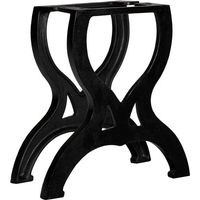 vidaXL Coffee Table Legs 2 pcs X-Frame Cast Iron