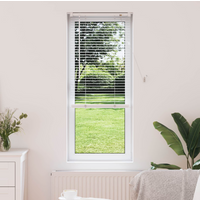 vidaXL Venetian Blind Manual Adjustable White 150 x 50 cm PVC