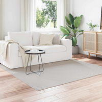 vidaXL Area Rugs Square PALMERAS Cream 200 x 200 cm Polyester