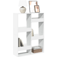 vidaXL Bookcase White 100x33x135 cm Engineered Wood