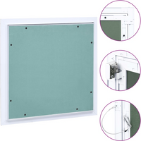 vidaXL Access Panel with Aluminium Frame and Plasterboard 300x300 mm