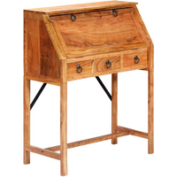vidaXL Writing Desk 90x40x107cm Solid Acacia Wood