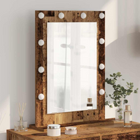 vidaXL Vanity Mirror Rectangular Artisan Oak 70 x 50 x 18 cm