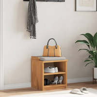 vidaXL Hallway Bench "SANDNES" 45x40x50 cm Solid Wood Pine