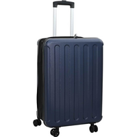 vidaXL Suitcase Folding Dark blue 43 x 27 x 66 cm ABS Plastic