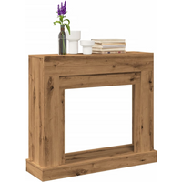 vidaXL Fireplace Surround Artisan Oak 100x30x87.5 cm Engineered Wood