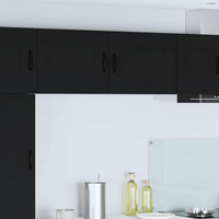 vidaXL Kitchen Cabinet with Storage Kalmar 2 pcs Black 50 x 31 x 40 cm