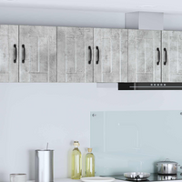 vidaXL Kitchen Cabinet Lucca 2 pcs Concrete Grey 30 x 31 x 40 cm