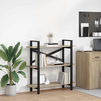 Bookshelf Sonoma Oak 100 x 33.5 x Engineered Wood