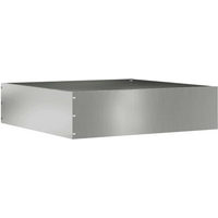 vidaXL Lawn Edging Silver 50 x 50 x 13 cm Galvanised Steel